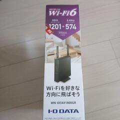 アイ・オー・データ　Wi-Fi６対応ルーター　新品　未開封の画像