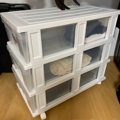 3段型衣装ケース大の画像