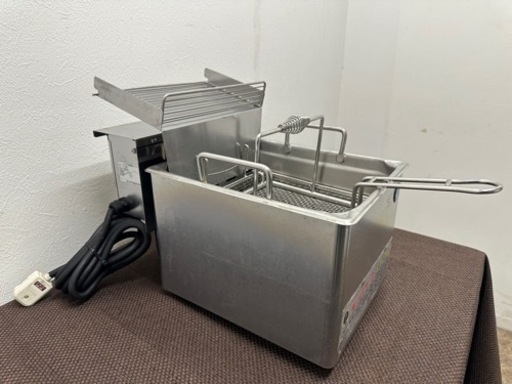 ホシザキ　HOSIZAKI　業務用　卓上フライヤー　８L　２００V　厨房　飲食店　FL-8TB