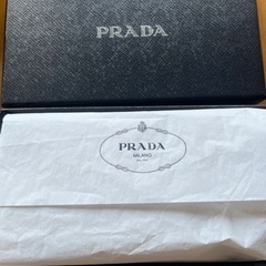 PRADA 長財布　ピンク　箱付きの画像