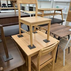 ★ジモティ割あり★ ニトリ 2人用ダイニングセット ナチュラル ...