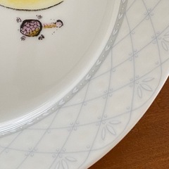美品 Snow Bone China HAENG NAM 飾り皿 陶器 干支 うさぎの画像