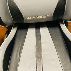 AKRacing ゲーミング座椅子 グレー 灰 極坐(ぎょくざ)V2の画像