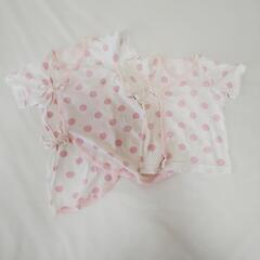 Chuckle baby☆肌着6枚セット　ドット　花の画像