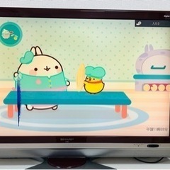 ジャンク品】映りますSHARPAQUOS テレビ40V (横田) 相模原の