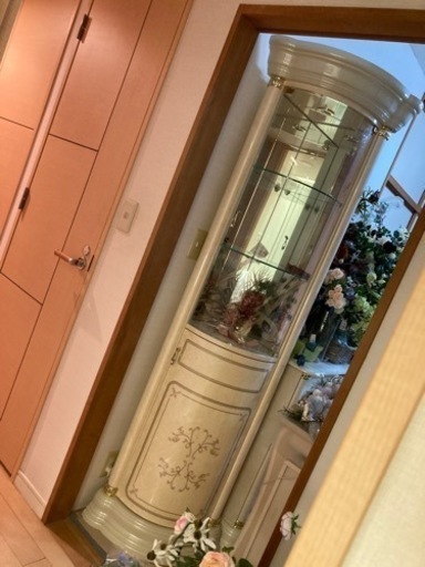 Saltarelli　 フローレンス　イタリア家具　FL-07W イタリア製 コーナーカップボード　アイボリー