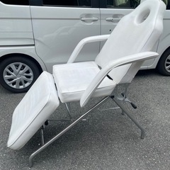 フェイシャルベッド エステ 美容　ベッド 椅子 中古 汚れありの画像
