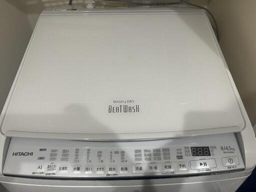 ジャンク品　2022年HITACHI ビートウォッシュBW-DV80G