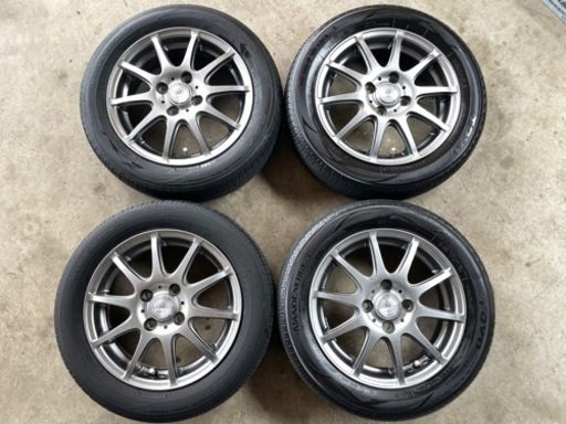 美品❗️ロクサーニ❗️ホイールタイヤセット　155/65R14 サマータイヤ