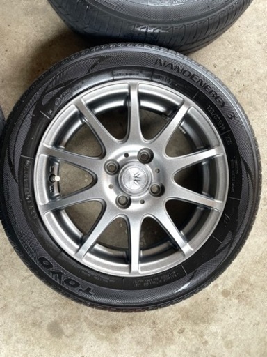 美品❗️ロクサーニ❗️ホイールタイヤセット　155/65R14 サマータイヤ