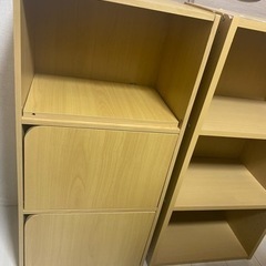 カラーボックス、3段ボックスの画像