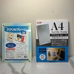 K2407-314 CREW'S A4アクリルフレーム 未使用品