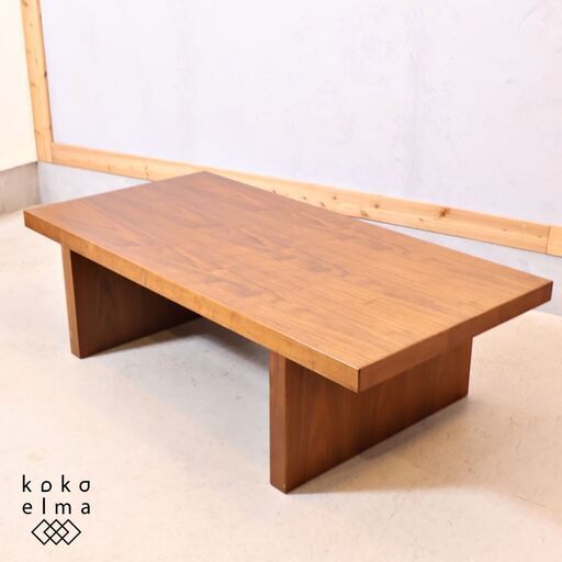 静岡の家具メーカー”Furniture MATSUNAGA(松永家具)”のArte(アルテ)リビングテーブルです。直線的なフォルムに厚みのあるフレームが重厚なデザイン！インテリアのアクセントに♪