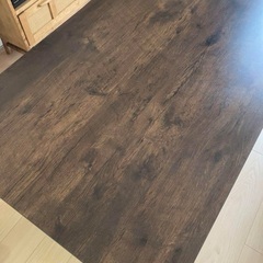【美品】昇降式テーブル　120cm×80cm ブラウン