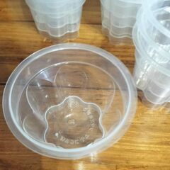 プリンやゼリー用の空き容器 プラスチックカップ 27個、 プリンカップ、プリン容器の画像