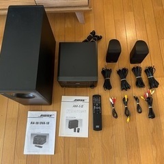 BOSE コンポ(アンプ・DVDプレーヤー・ウーハー・スピーカー)