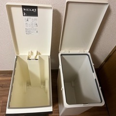 蓋付きゴミ箱 2点の画像