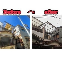 寝屋川市にて波板張り替え工事