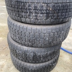 タイヤ付きアルミホイール４本セットの画像