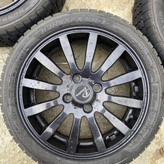 タイヤ付きアルミホイール４本セットの画像