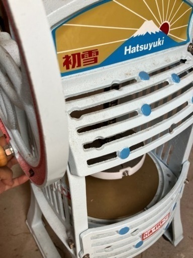 手動　業務用かき氷機　替え刃付き