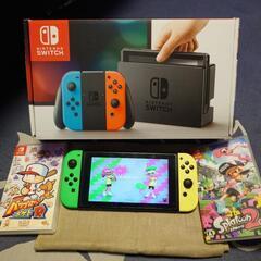 スイッチ、Switch本体セット、ソフト2本オマケ付き