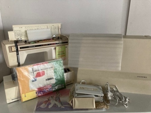 受け渡し予定者決定済 ジャノメ 蛇の目 EXCEL20 627 -PW 電動ミシン 昭和レトロ 簡易動作チェックOK