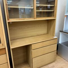 ★ジモティ割あり★ 無印良品 食器棚 ナチュラル H176×W1...