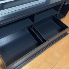17日午前中まで！テレビ台　黒　美品　LOWYA（ロウヤ）