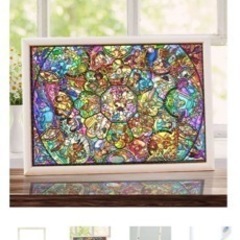 ディズニー専用　ステンドアートジグソーパズル　1000ピース用パネル（ホワイト）の画像