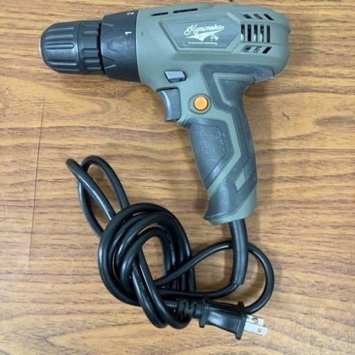 I2407-328 kumimoku ACドリル\u0026ドライバー KT-01 年式不明 通電確認済 キズ汚れ有り
