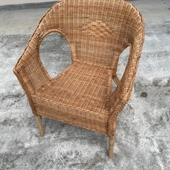 IKEA アーゲン　ラタンチェア　イケア