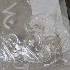 ハートメモクリップ（新品）同色4個セットの画像