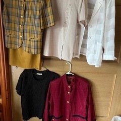 婦人服、紳士服まとめてお譲りします