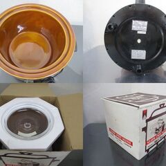 ∀1 スロークッカー EP-762M スローポットミニ マルビシ 通電確認済 検：電気陶器鍋容量：2.2リットル 室内長期保管品 昭和レトロ 未使用の画像