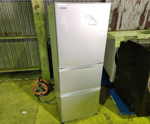 冷蔵庫 3ドア 東芝 GR-G34SY(S) 2014 G61017