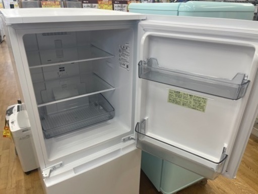 SHARP製★美品★2023年製★2ドア冷蔵庫★1年間保証付き