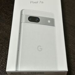 新品未使用 SIMフリーGoogle Pixel7a 128GB スノウ(ホワイト・白)