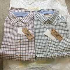 シャツ　未使用品　5着セット　ストラップ　チェック　各色の画像