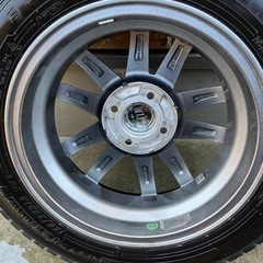 軽自動車用タイヤ、アルミホイール4本セット美品の画像