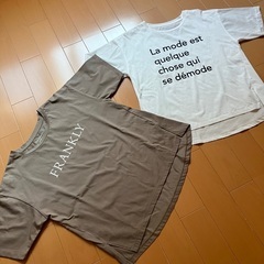 グローバルワークTシャツ2枚組Mサイズレディースの画像