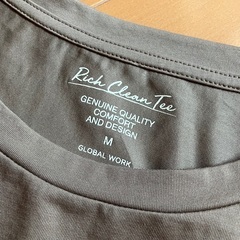 グローバルワークTシャツ2枚組Mサイズレディースの画像