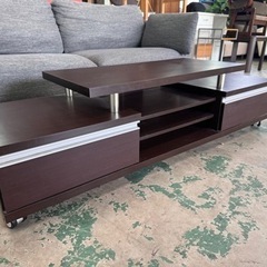 7/19までに引取できる方⚠️テレビボード☆幅150cm☆格安☆中古☆配達相談可能☆早い者勝ち🫵🏾新生活に♪の画像