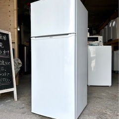 札幌市内配送可 美品 21年製 Haier ハイアール 130L 2ドア冷蔵庫 JR-N130A 右開き