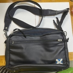 中[中古品]吉田カバン　ラゲッジレーベル　ショルダーバック　青バッテン