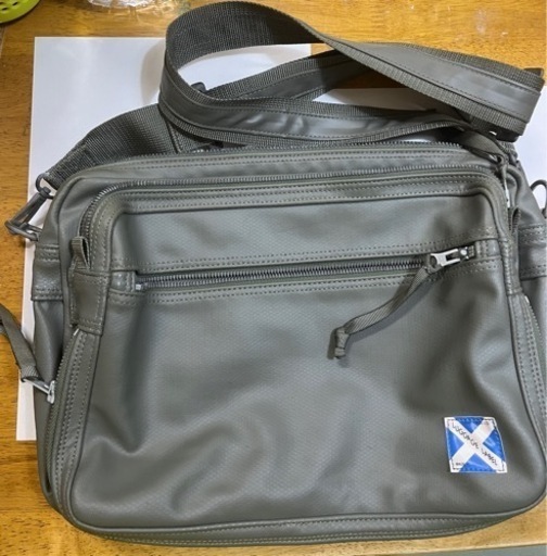 大2グレー[中古品] 吉田カバン　ラゲッジレーベル　ショルダーバック　青バッテン