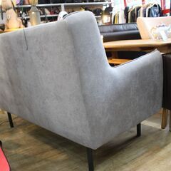 【川崎市宮前区リサイクルオフ】Francfranc　フランフラン　2Pソファ　グレー　の画像