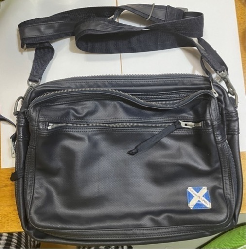 大1青[中古品] 吉田カバン　ラゲッジレーベル　ショルダーバック　青バッテン