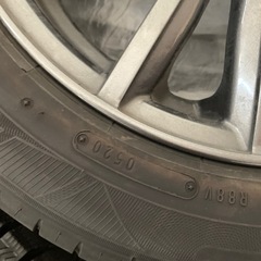 夏タイヤアルミ付きの画像