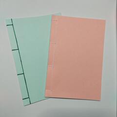 和綴じメモ帳 ポストカードサイズ ハンドメイドの画像